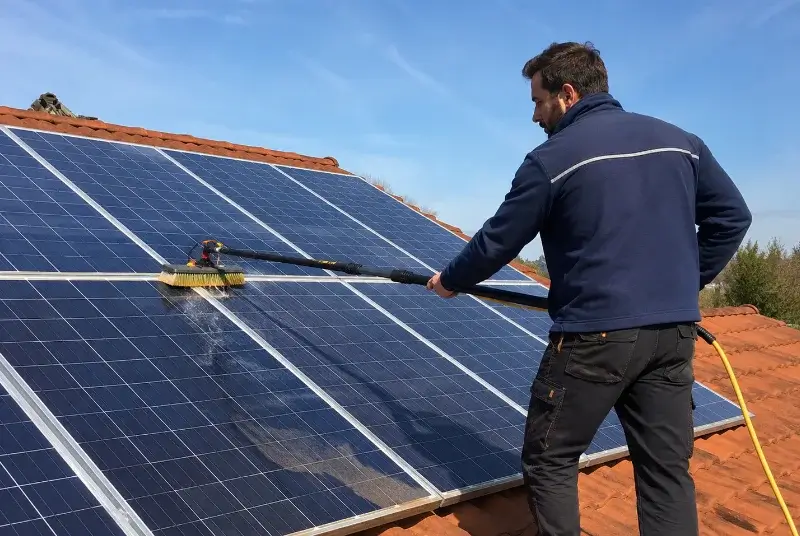Nettoyage et entretien de panneaux solaires à Audignon